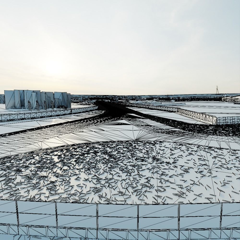 Silverstone Circuit - Low-Poly Game-Ready 3D Model - View 16