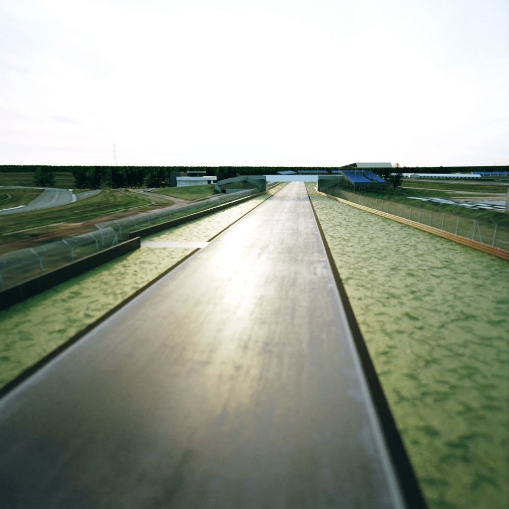 Silverstone Circuit - Low-Poly Game-Ready 3D Model - View 8