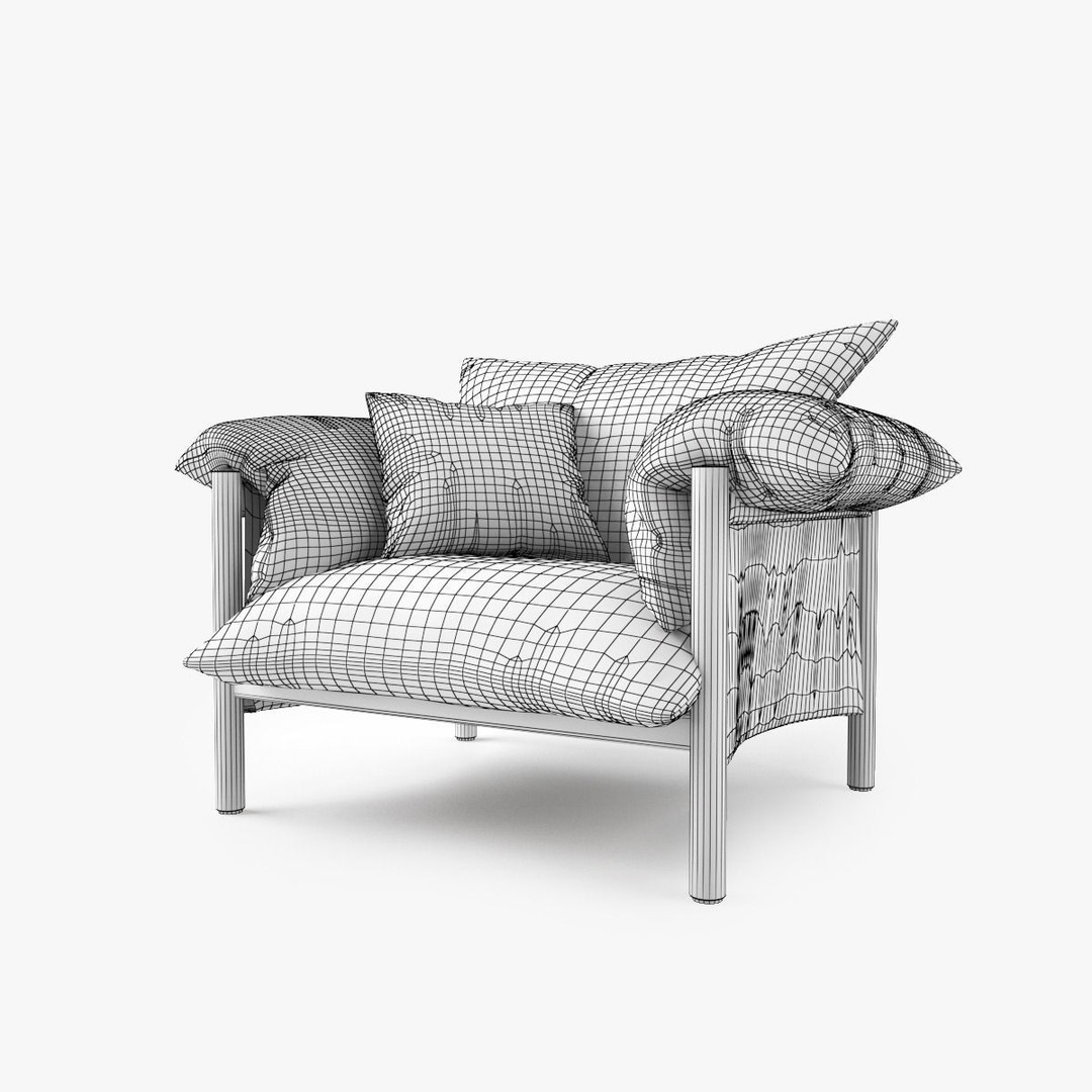Jardan Wilfred Sofa 3D Model – Modern Sofa Set with PBR Textures - View 10