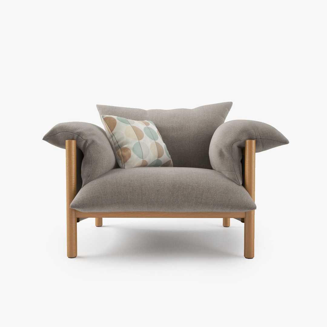Jardan Wilfred Sofa 3D Model – Modern Sofa Set with PBR Textures - View 4
