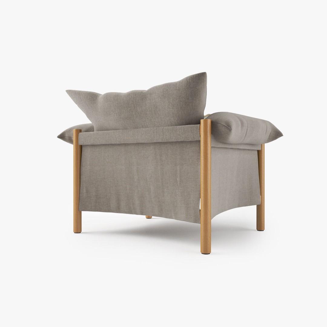 Jardan Wilfred Sofa 3D Model – Modern Sofa Set with PBR Textures - View 8