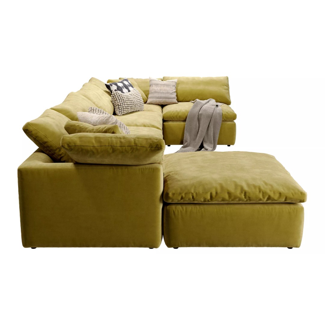 Cloud Grand U-Sofa Bumper Sectional 3D Model – Luxury Sofa with Textures - View 15