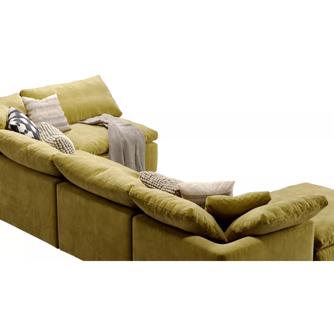Cloud Grand U-Sofa Bumper Sectional 3D Model – Luxury Sofa with Textures - View 17