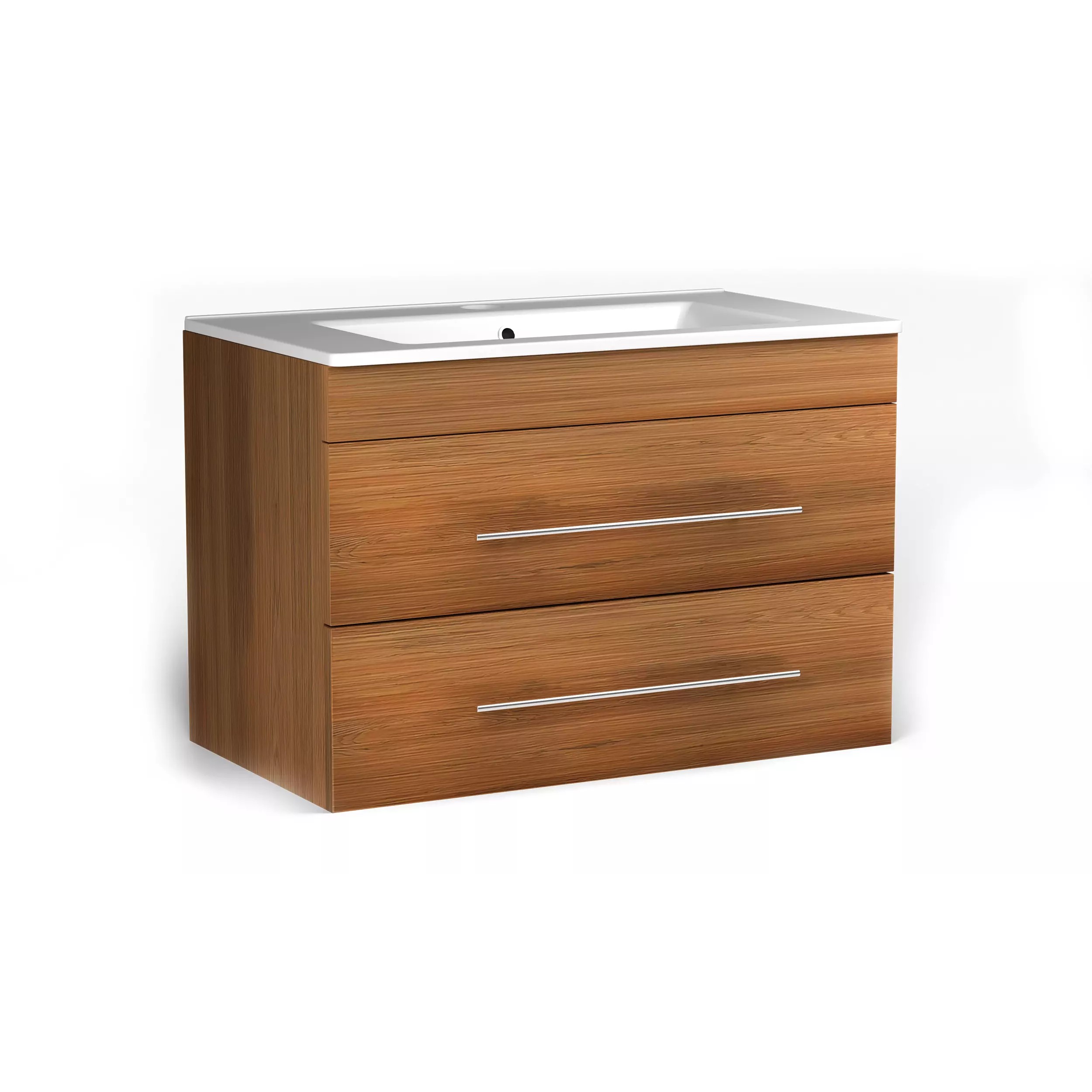 Realistic Bathroom Vanity Sink Cabinet - Game-Ready 3D Model - View 4