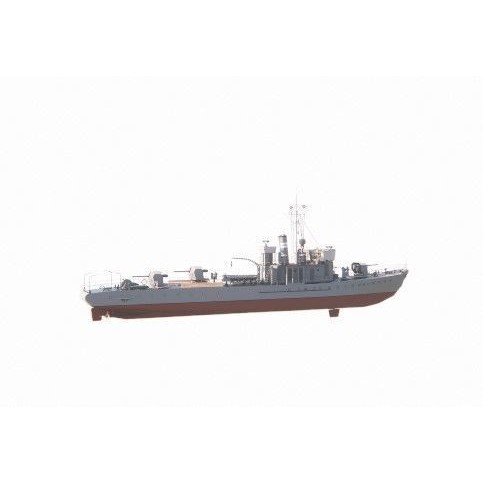 Frigate 3D Model – Military Warship with Rigging and PBR Textures - View 8