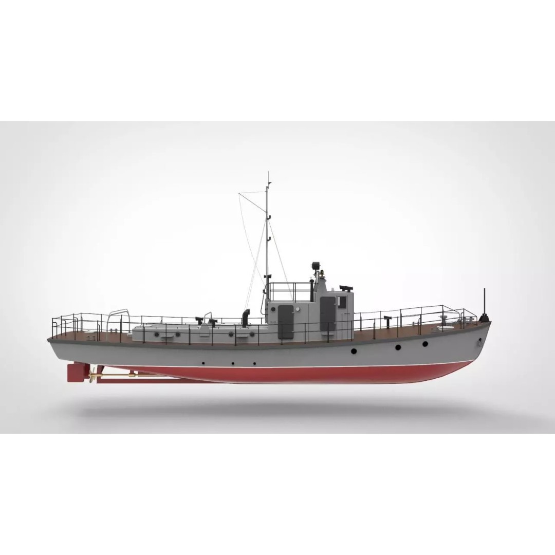 Yaroslavets Tugboat 3D Model – Military Vessel with Advanced Features - View 2