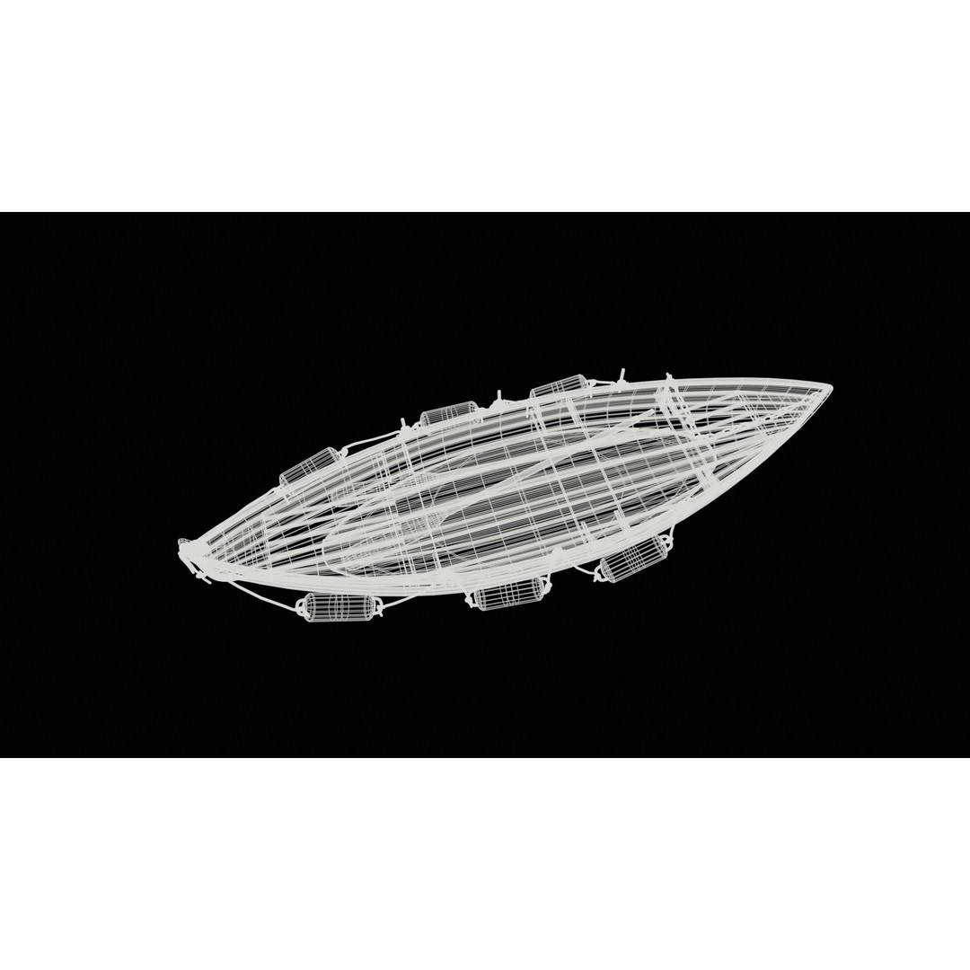 Boat 3D Model – High Poly Watercraft with Oars, FBX, PBR - View 21