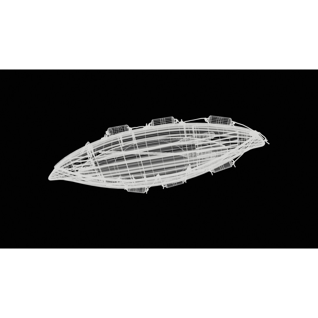 Boat 3D Model – High Poly Watercraft with Oars, FBX, PBR - View 23