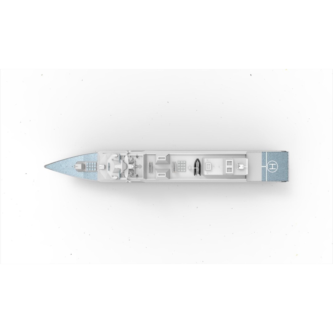 PKR SIGMA 105 Martadinata Class 3D Model – Military Vessel, FBX - View 4