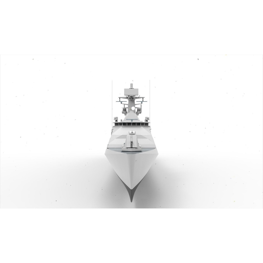 PKR SIGMA 105 Martadinata Class 3D Model – Military Vessel, FBX - View 6