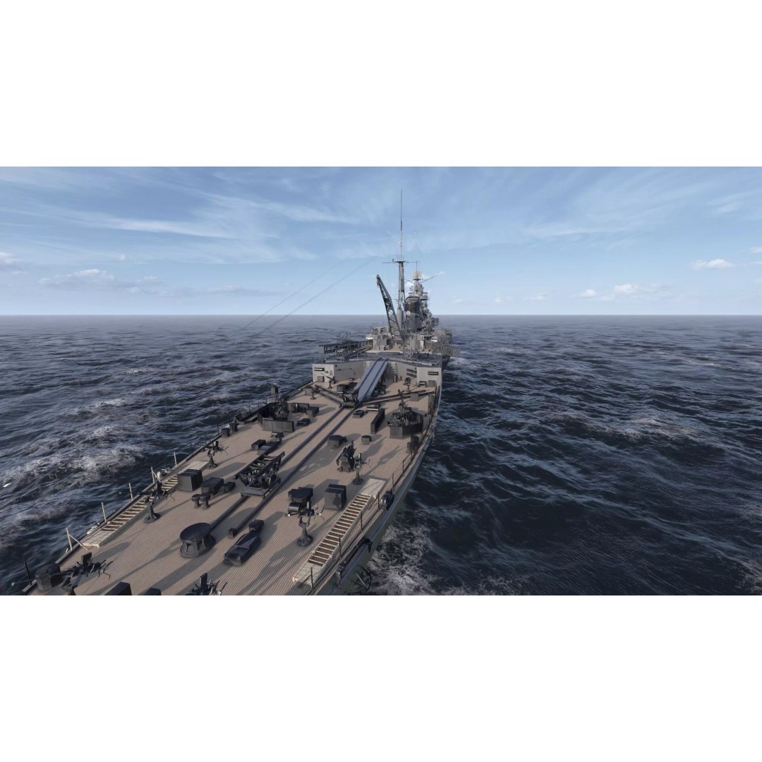 WW2 Japanese Navy Heavy Cruiser 3D Model – Detailed Military Vessel, OBJ, FBX - View 18