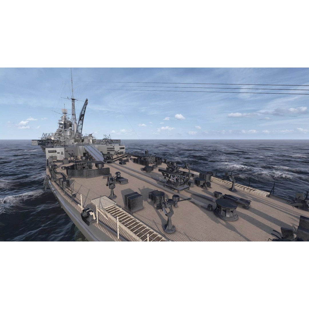 WW2 Japanese Navy Heavy Cruiser 3D Model – Detailed Military Vessel, OBJ, FBX - View 40