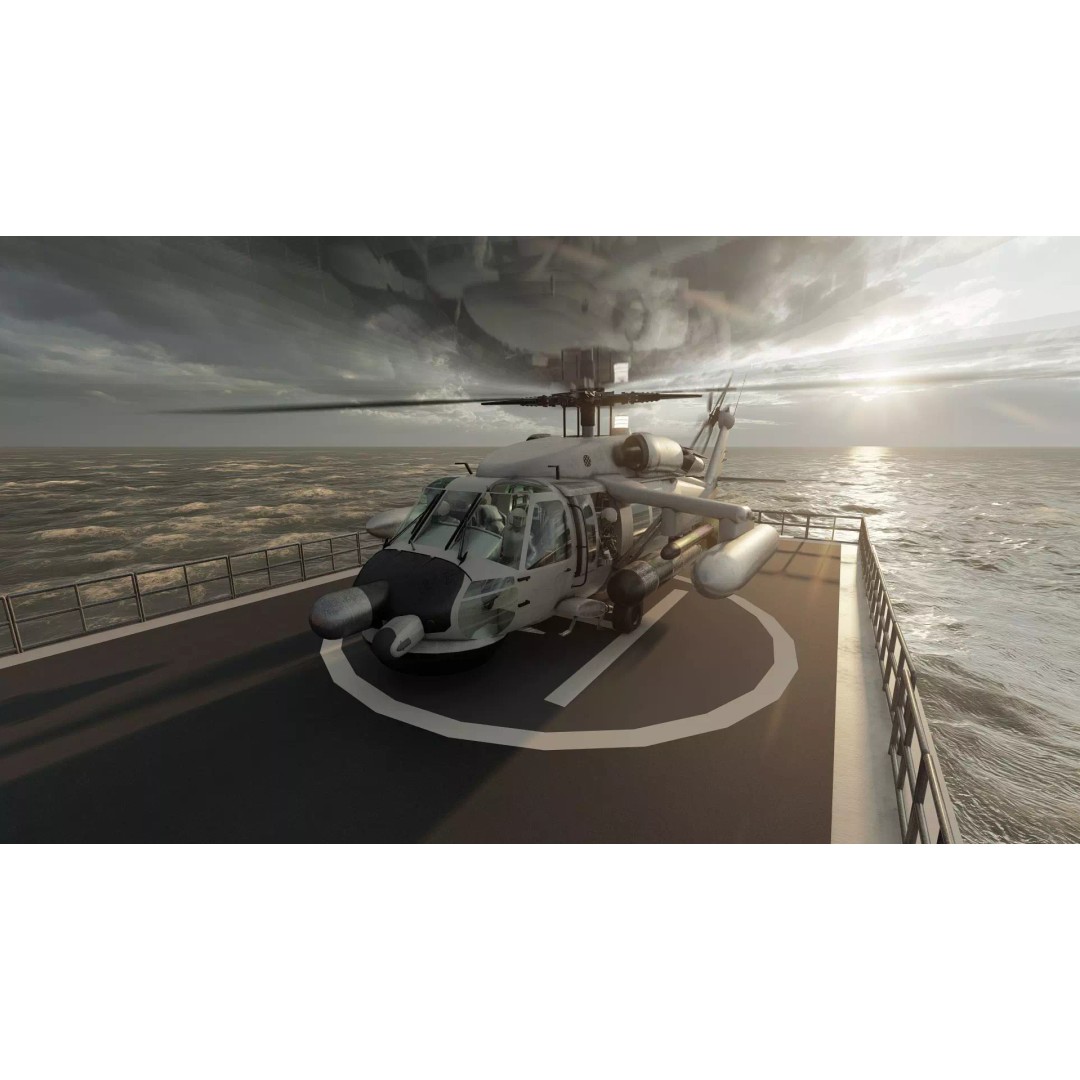 Navy Multirole Corvette 3D Model – Detailed Military Vessel, FBX, OBJ - View 30