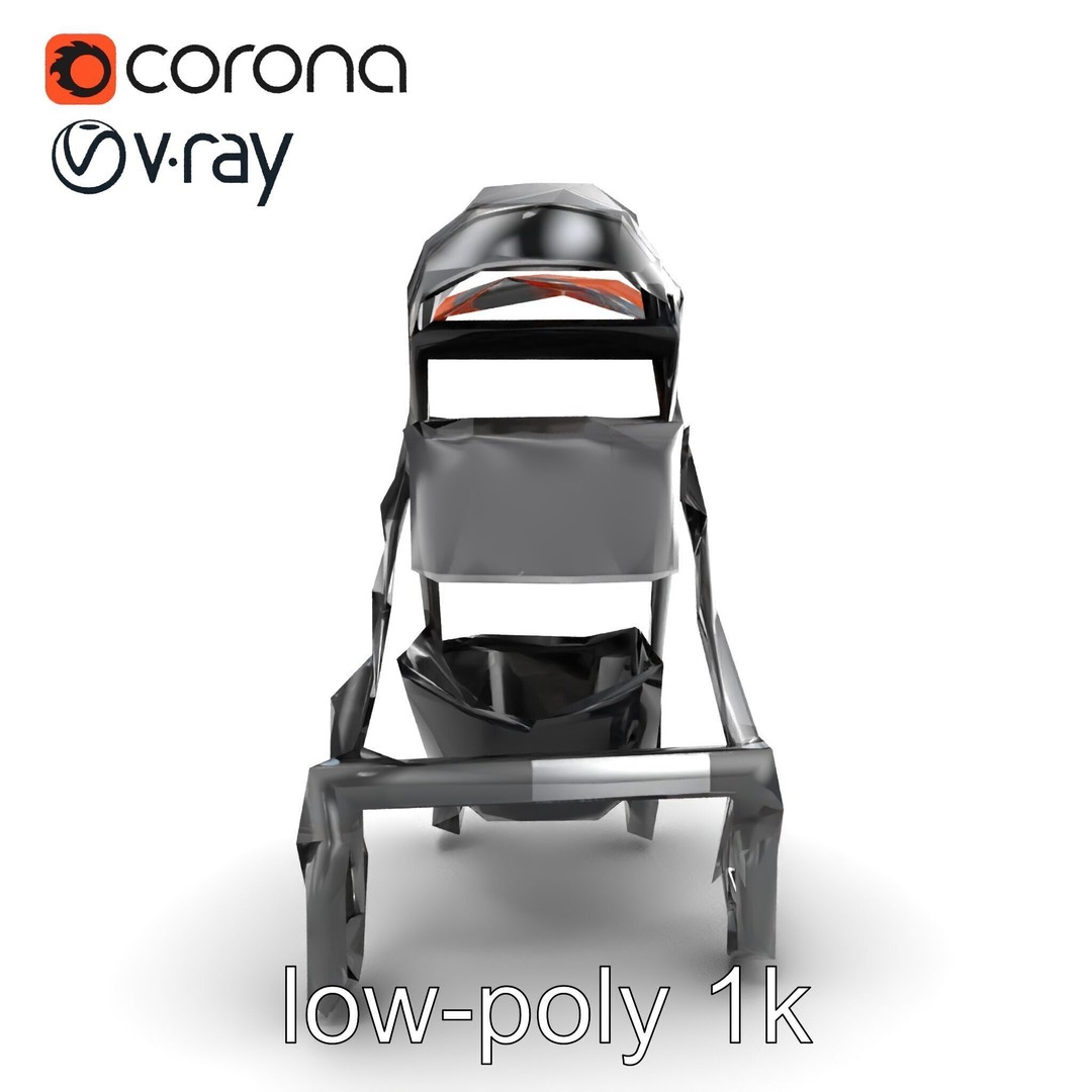 Convertible Stroller 3D Model – Low Poly PBR Asset for Games & Renders - View 15