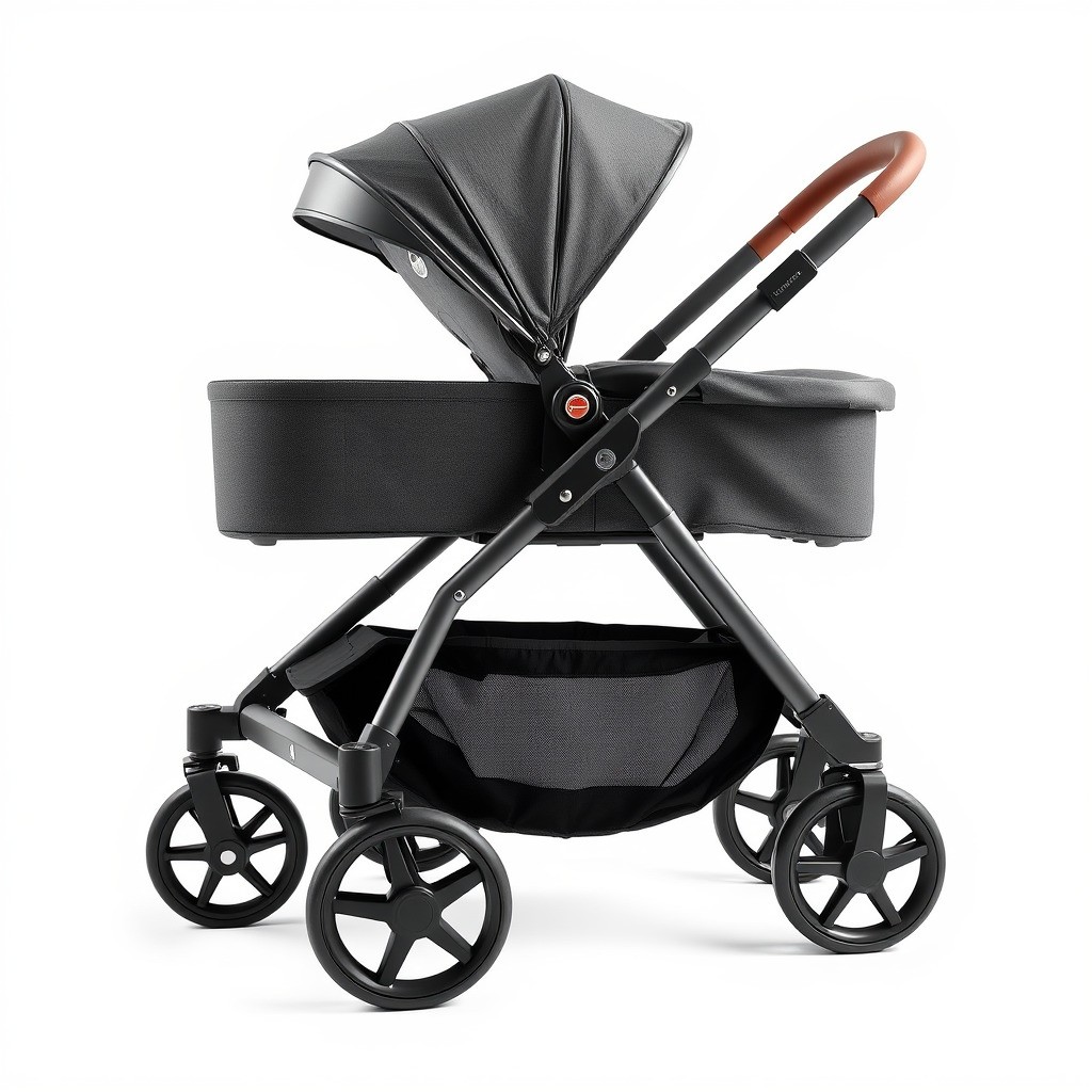 Convertible Stroller 3D Model – Low Poly PBR Asset for Games & Renders - View 5