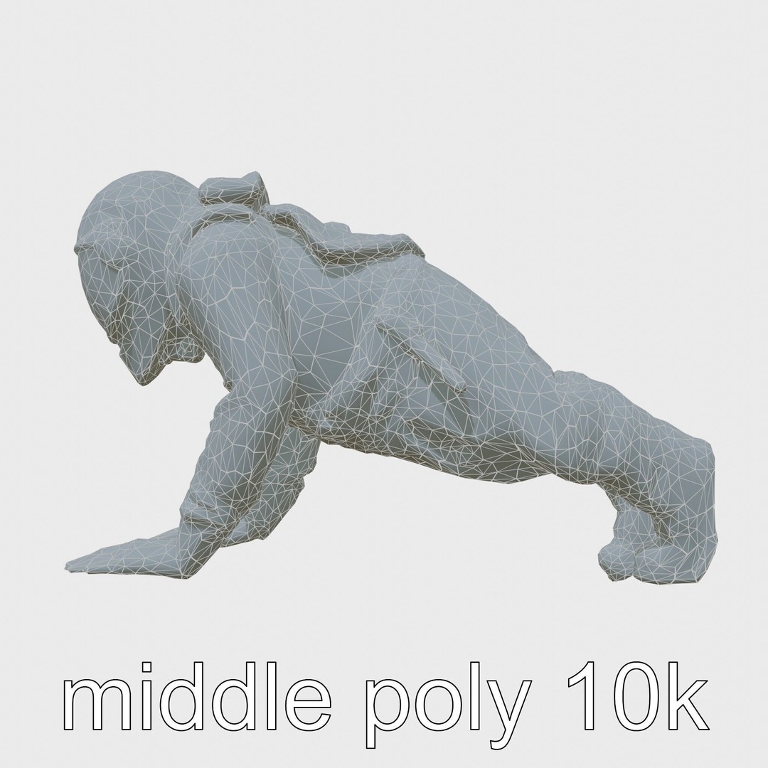 Invisibility Suit 3D Model – Low Poly Sci-Fi Character with PBR Textures