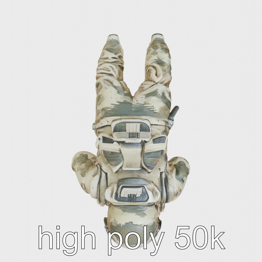 Invisibility Suit 3D Model – Low Poly Sci-Fi Character with PBR Textures - View 10