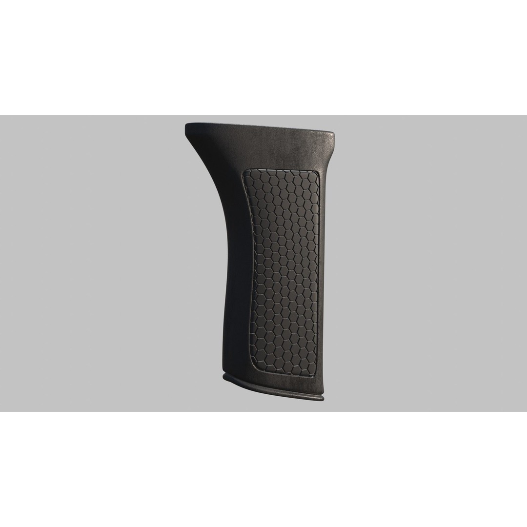 Gun Grip Texture Maps 3D Model – PBR Metallic Workflow, 4K - View 10