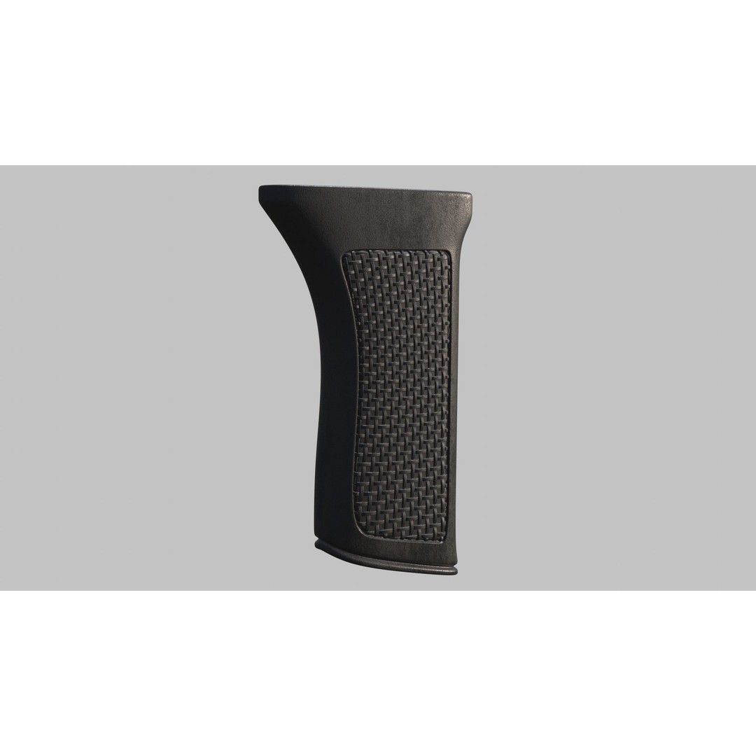 Gun Grip Texture Maps 3D Model – PBR Metallic Workflow, 4K - View 11