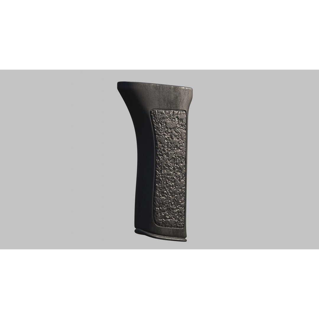 Gun Grip Texture Maps 3D Model – PBR Metallic Workflow, 4K - View 15
