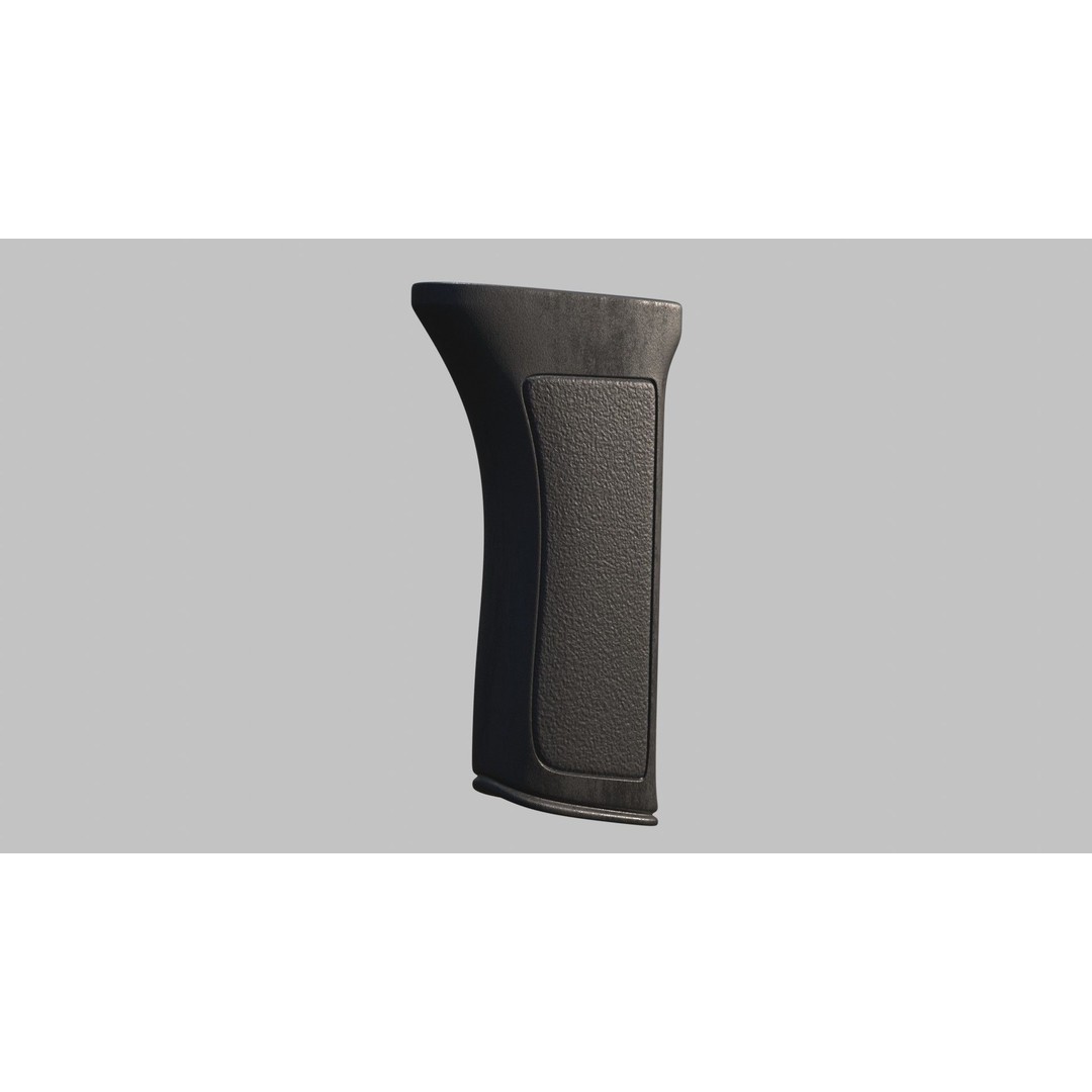 Gun Grip Texture Maps 3D Model – PBR Metallic Workflow, 4K - View 16