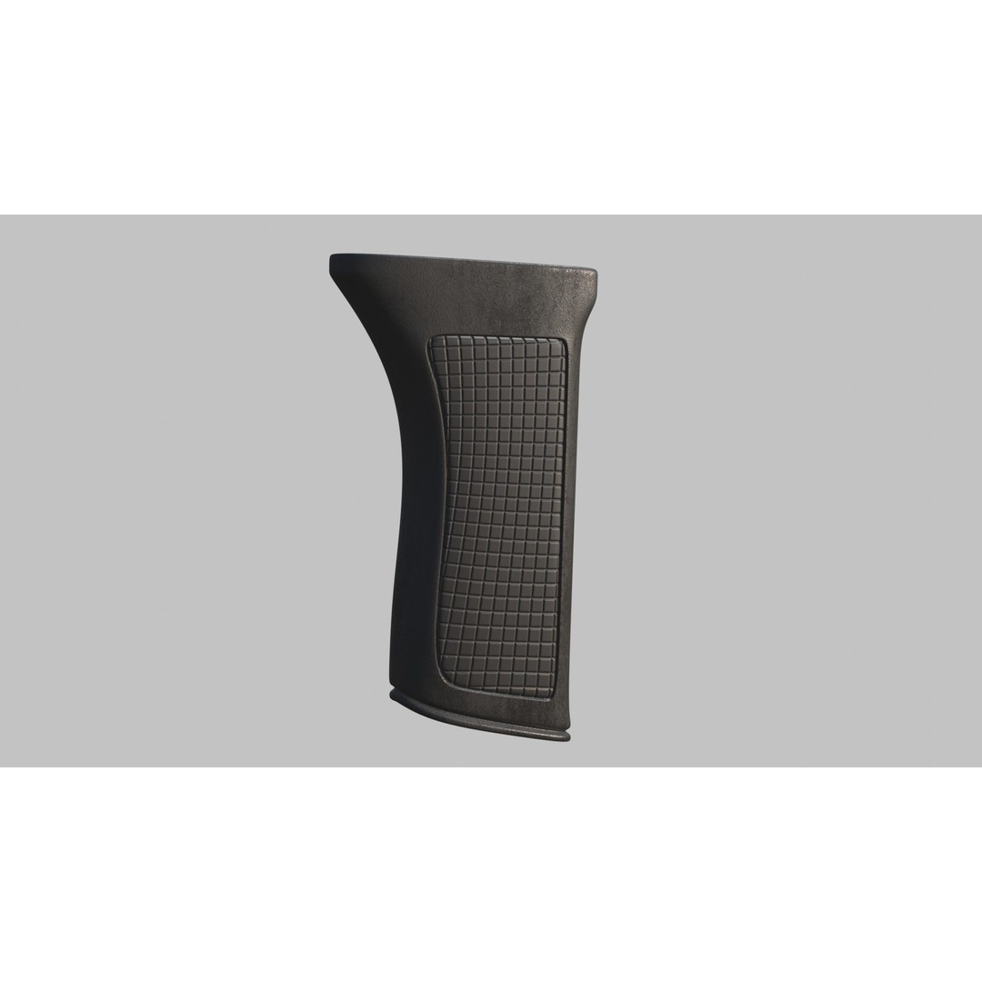 Gun Grip Texture Maps 3D Model – PBR Metallic Workflow, 4K - View 7