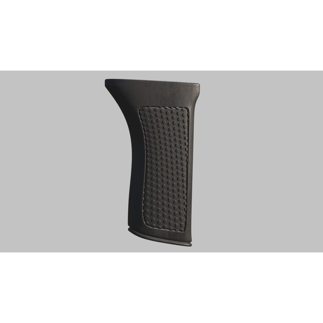 Gun Grip Texture Maps 3D Model – PBR Metallic Workflow, 4K - View 8
