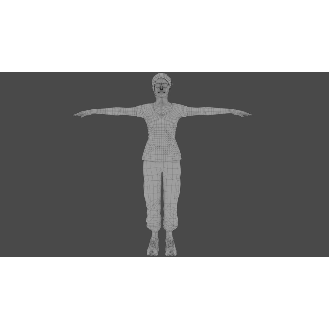 8 Characters Pack 3D Model – Rigged Game-Ready Characters, FBX, Blender
