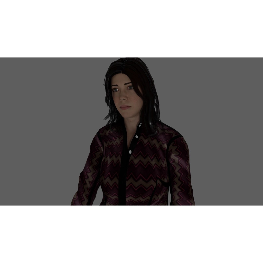 8 Characters Pack 3D Model – Rigged Game-Ready Characters, FBX, Blender - View 10
