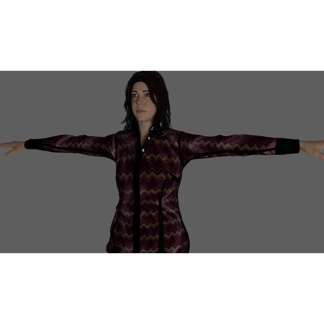 8 Characters Pack 3D Model – Rigged Game-Ready Characters, FBX, Blender - View 11