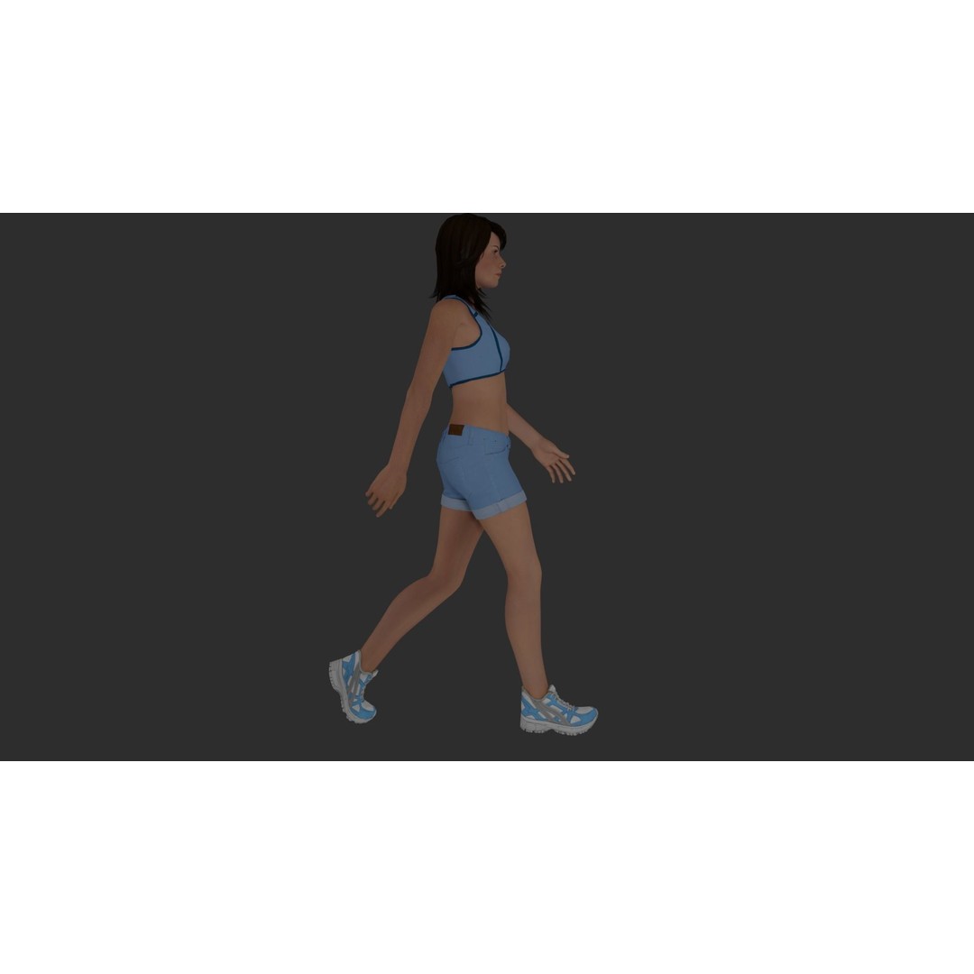 8 Characters Pack 3D Model – Rigged Game-Ready Characters, FBX, Blender - View 13