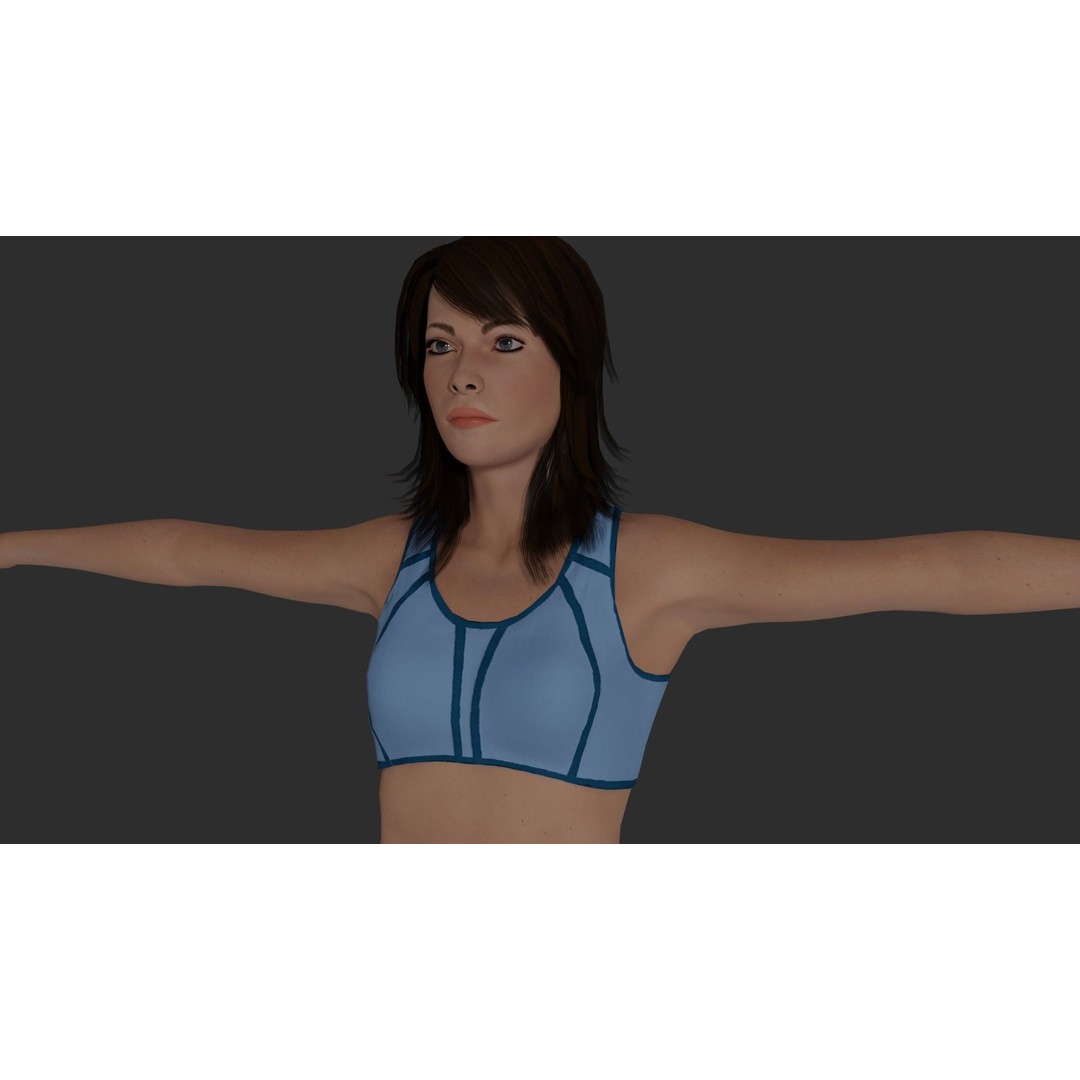 8 Characters Pack 3D Model – Rigged Game-Ready Characters, FBX, Blender - View 15