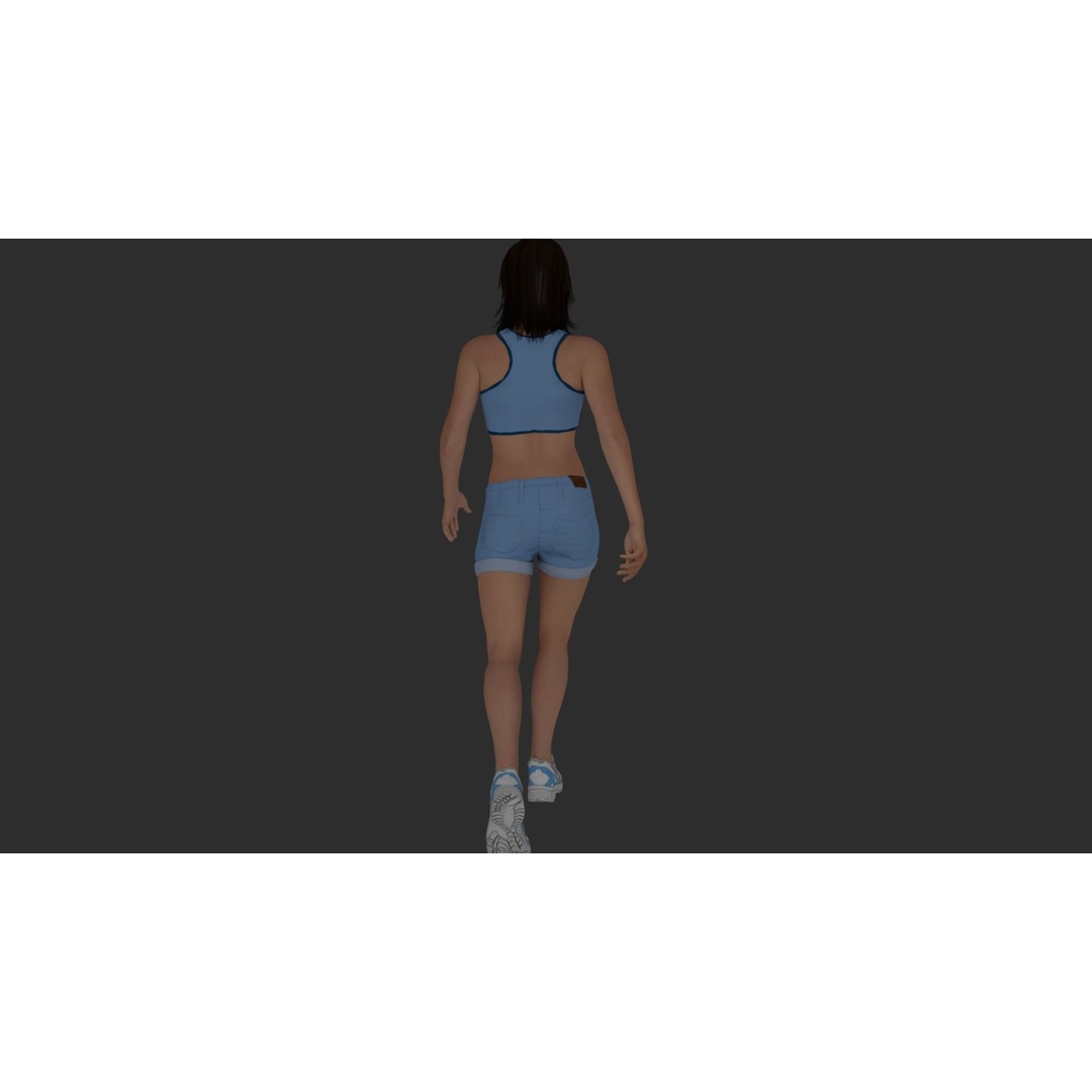 8 Characters Pack 3D Model – Rigged Game-Ready Characters, FBX, Blender - View 16