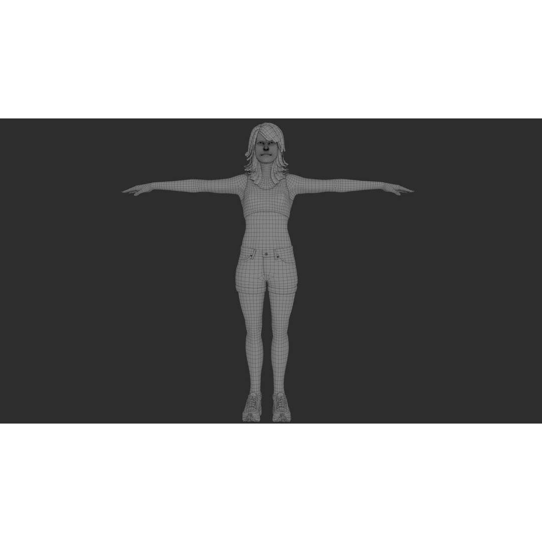 8 Characters Pack 3D Model – Rigged Game-Ready Characters, FBX, Blender - View 17