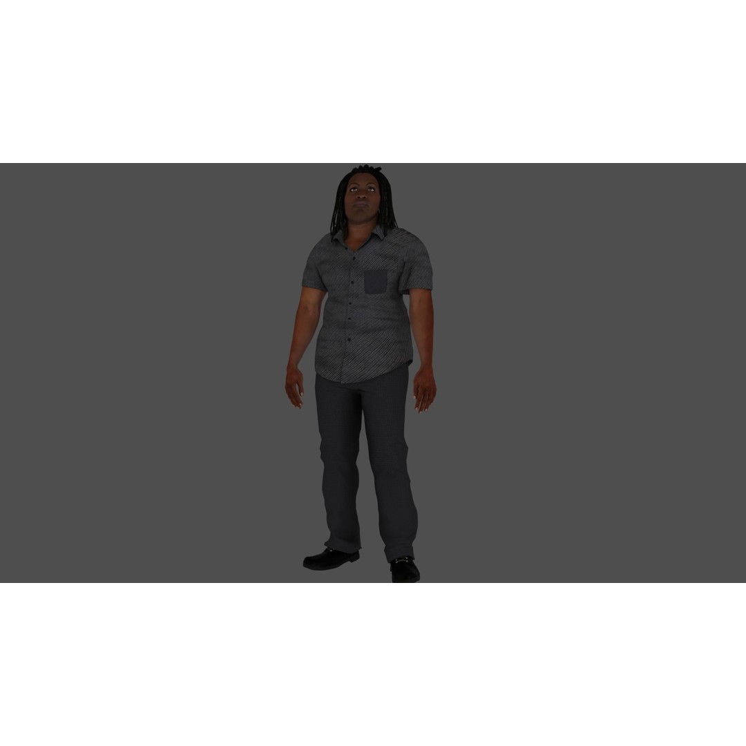 8 Characters Pack 3D Model – Rigged Game-Ready Characters, FBX, Blender - View 23