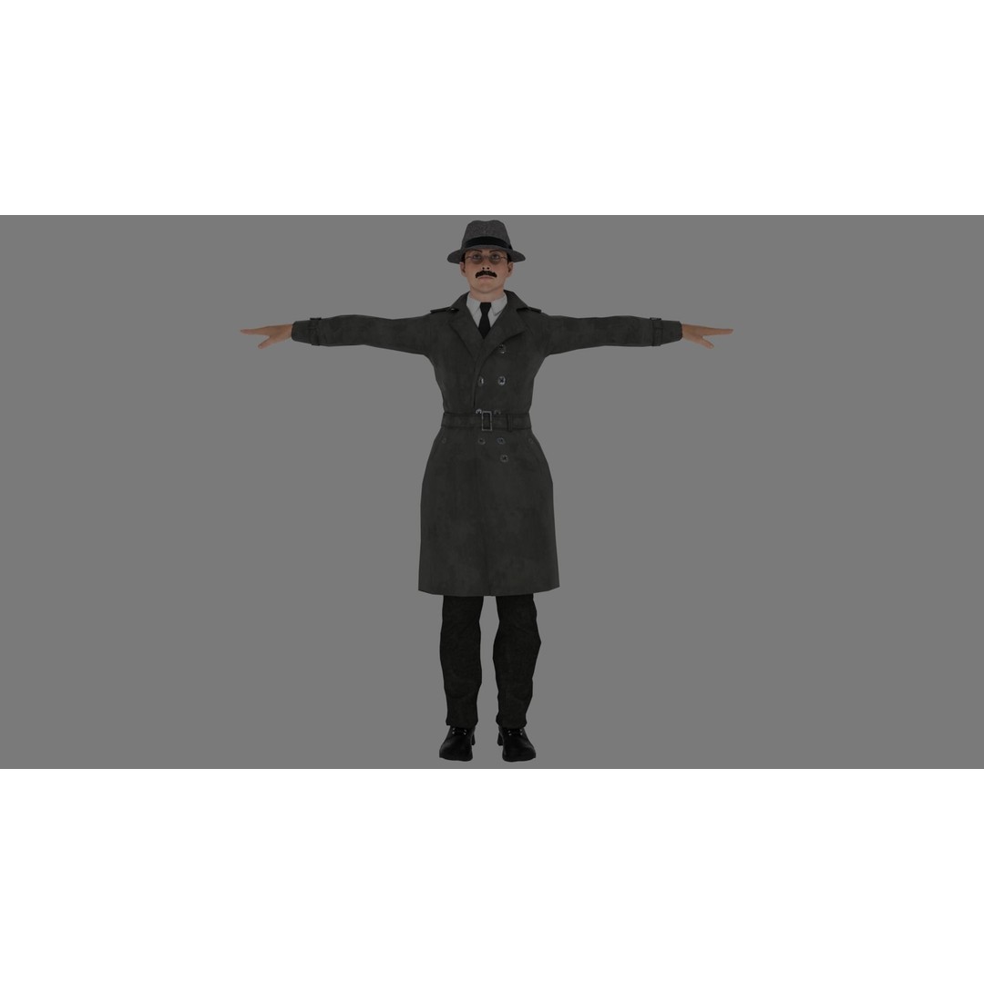 8 Characters Pack 3D Model – Rigged Game-Ready Characters, FBX, Blender - View 30