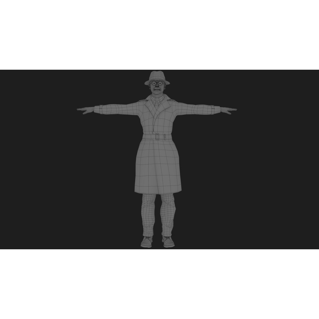 8 Characters Pack 3D Model – Rigged Game-Ready Characters, FBX, Blender - View 32