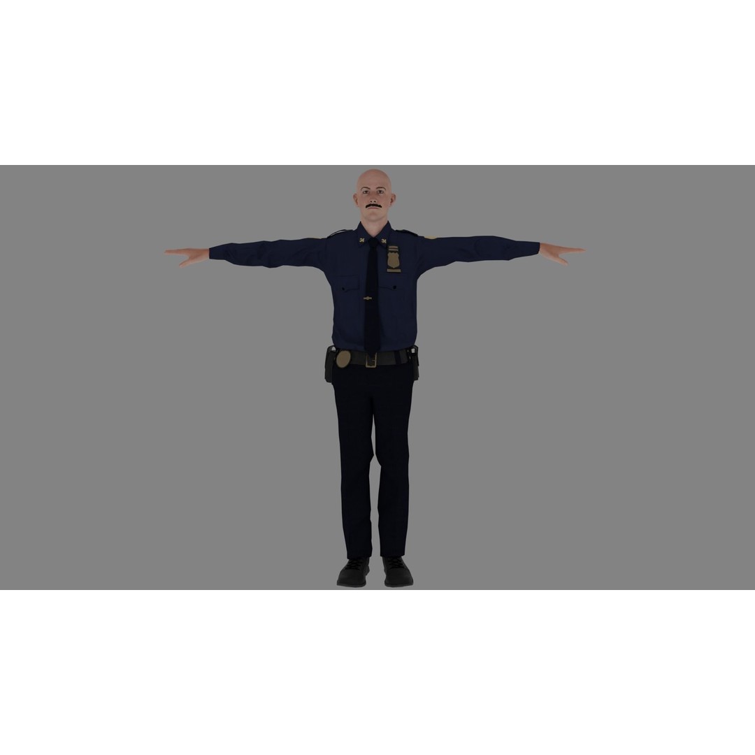 8 Characters Pack 3D Model – Rigged Game-Ready Characters, FBX, Blender - View 33