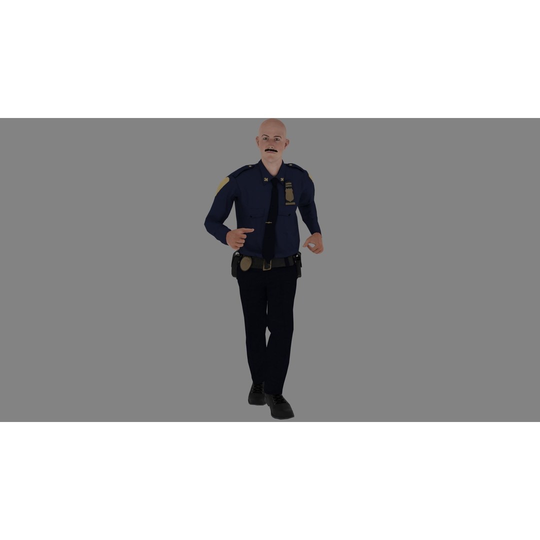 8 Characters Pack 3D Model – Rigged Game-Ready Characters, FBX, Blender - View 34