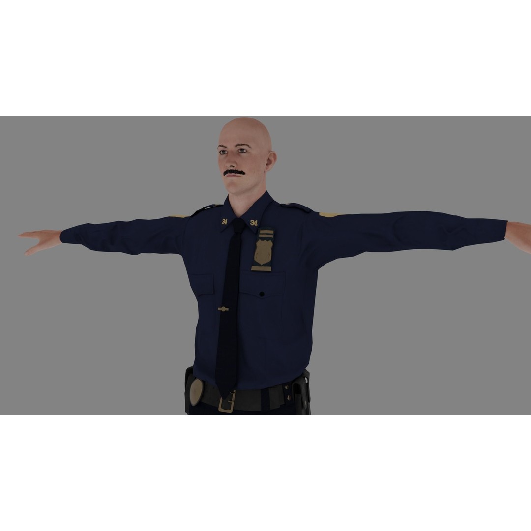 8 Characters Pack 3D Model – Rigged Game-Ready Characters, FBX, Blender - View 35