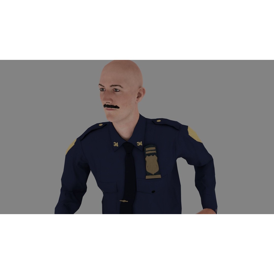 8 Characters Pack 3D Model – Rigged Game-Ready Characters, FBX, Blender - View 36