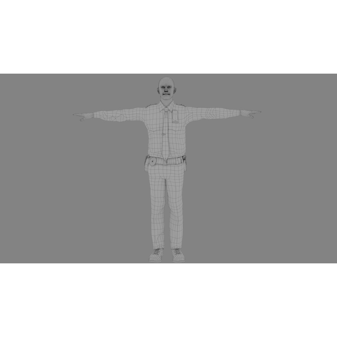 8 Characters Pack 3D Model – Rigged Game-Ready Characters, FBX, Blender - View 37
