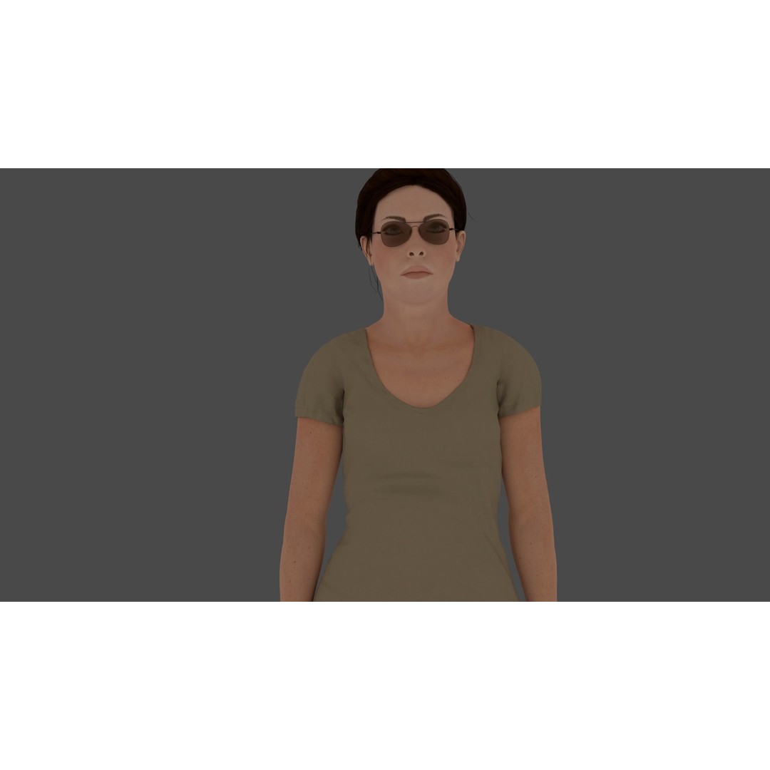 8 Characters Pack 3D Model – Rigged Game-Ready Characters, FBX, Blender - View 38