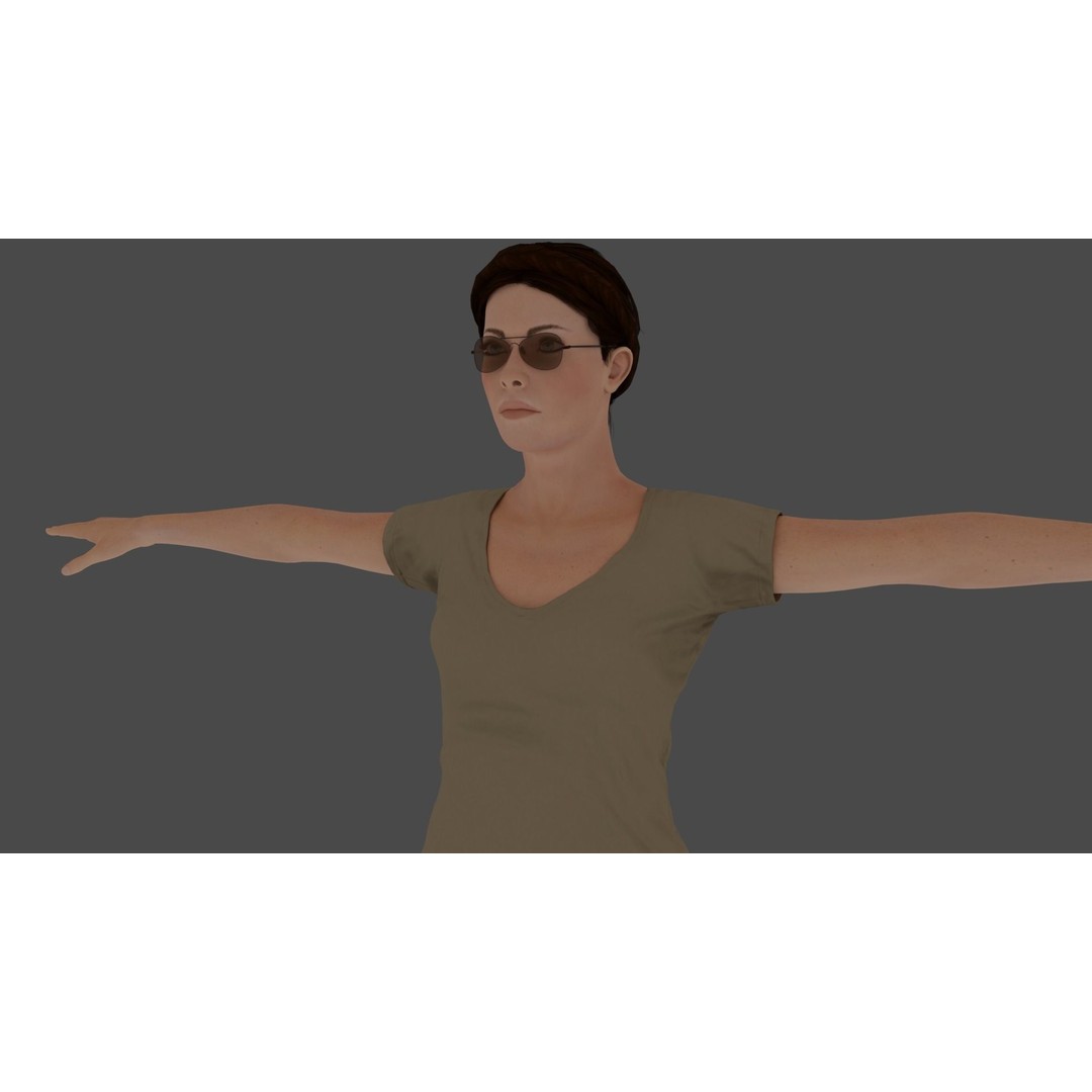 8 Characters Pack 3D Model – Rigged Game-Ready Characters, FBX, Blender - View 39