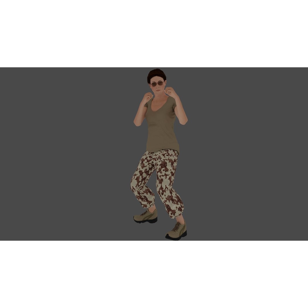 8 Characters Pack 3D Model – Rigged Game-Ready Characters, FBX, Blender - View 41