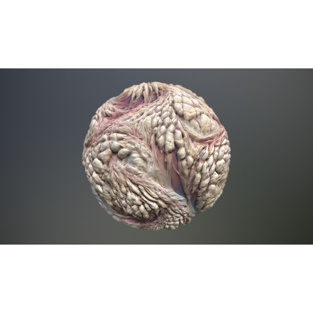 Skin Monster 3D Model – Seamless PBR Texture Pack for Game Assets - View 14