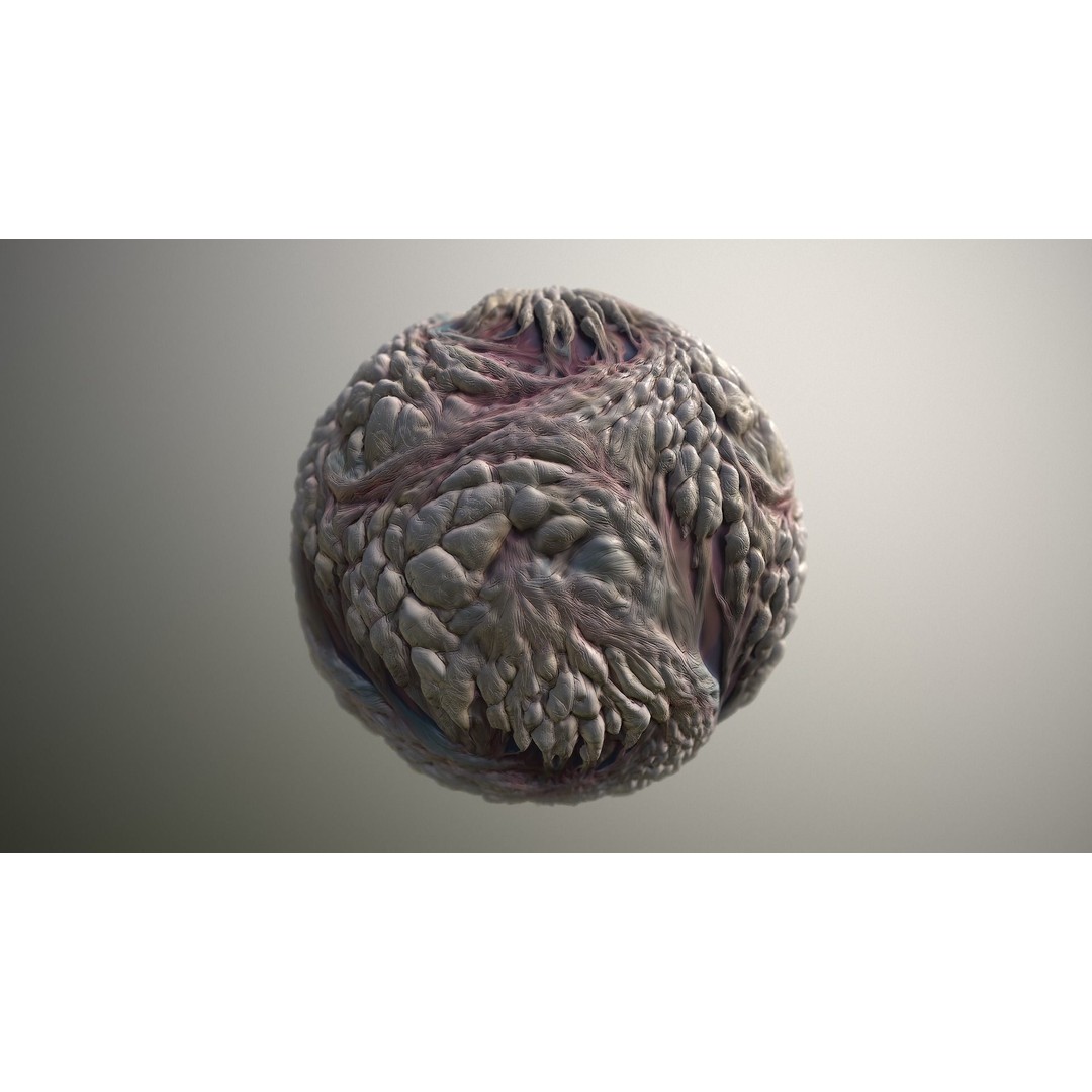 Skin Monster 3D Model – Seamless PBR Texture Pack for Game Assets - View 17