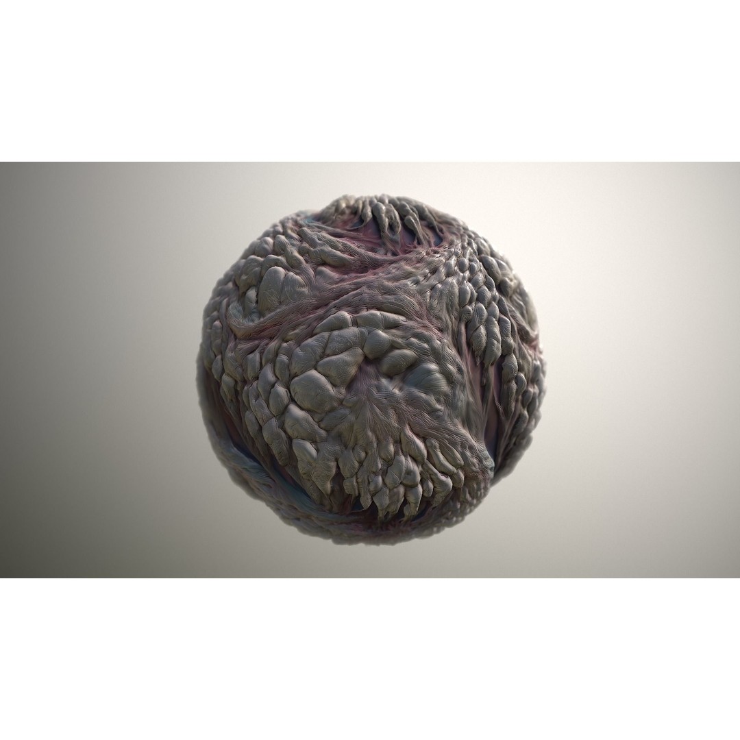 Skin Monster 3D Model – Seamless PBR Texture Pack for Game Assets - View 18
