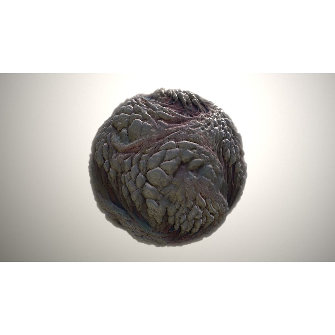 Skin Monster 3D Model – Seamless PBR Texture Pack for Game Assets - View 20