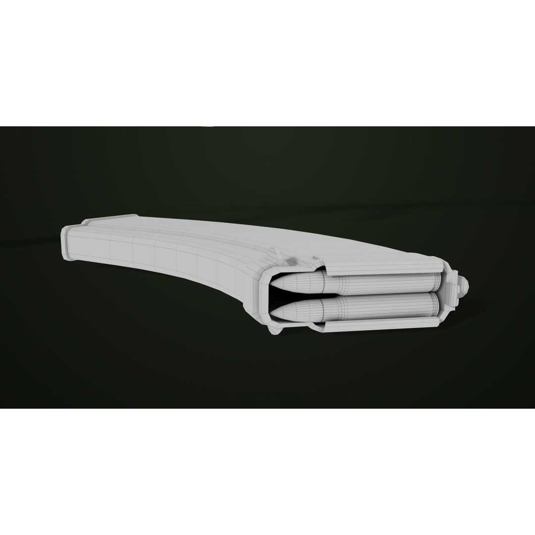 Light Machine Gun 3D Model – Low Poly PBR Game Asset, FBX - View 60